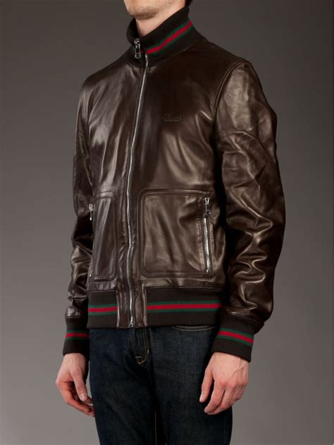 GUCCI Leather Jacket for Men .